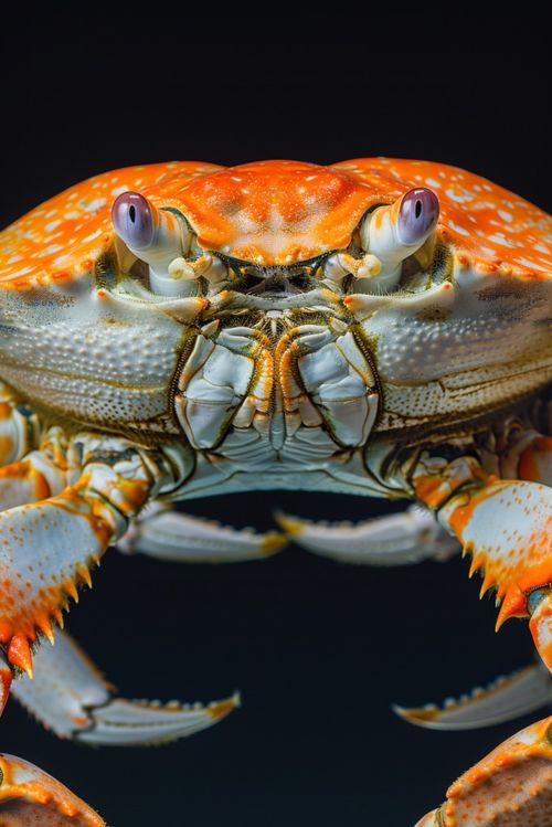 海鮮水產(chǎn)市場常見螃蟹 攝影圖