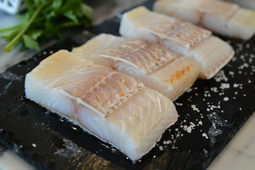 生鮮海鮮水產(chǎn)海鮮銀鱈魚 攝影圖